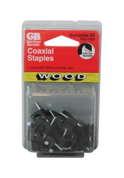 Gardner Bender 1/4 in. W Plastic Insulated Coaxial Staple 1 pk