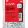 Gardner Bender 1/2 in. W Plastic Insulated Cable Staple 100 pk