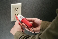 Gardner Bender Black/Red 80/300V ac/dc 3-Range Voltage Tester 2.5 W in.