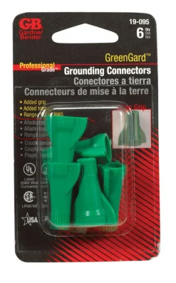 Gardner Bender GreenGard 14-10 Ga. Copper Wire Wire Connector Green 6 pk