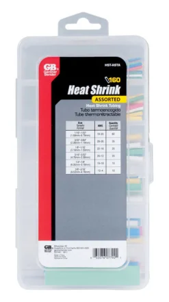 Gardner Bender Heat Shrink Tubing Assorted Colors 160 pk