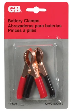 Gardner Bender Insulated Wire Battery Clamps Assorted 2 pk