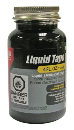 Gardner Bender Liquid Tape 2.0 in. W Black Rubber Liquid Electrical Tape 4 oz