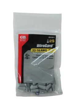 Gardner Bender WireGard 22-16 Ga. Copper Wire Wire Connector Gray 25 pk