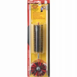 Gardus LintEater Jr. 3 ft. L X 0 in. D White Plastic Vent Cleaning Kit