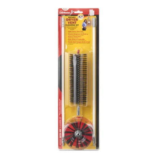 Gardus LintEater Jr. 3 ft. L X 0 in. D White Plastic Vent Cleaning Kit