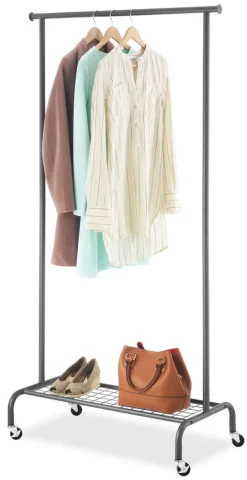 GARMENT RACK METAL GRAY
