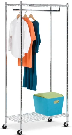 GARMENT RACK SLV 73"H