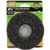 Gator Silicon Carbide 60 Grit Coarse Center Mount Paint & Rust Remover Disc 4.5 in.