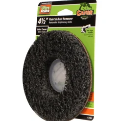 Gator Silicon Carbide 60 Grit Coarse Center Mount Paint & Rust Remover Disc 4.5 in.