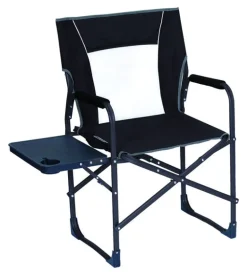 GCI Outdoor Slim-Fold Black Director's Folding Chair