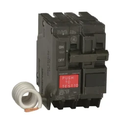 GE 30 amps Ground Fault 2-Pole Circuit Breaker w/Self Test