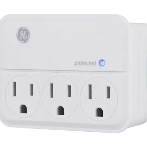 GE Grounded 3 outlets Outlet Tap Surge Protection 1 pk