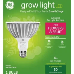 GE Lighting Advanced Red Spectrum PAR 38 E26 (Medium) LED Grow Light 18 Watt Equivalence 1 pk