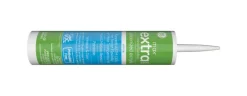 GE Max Extra White Siliconized Acrylic Caulk 10.1 oz. (Pack of 12)