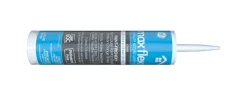 GE Max Flex Clear Siliconized Acrylic Caulk 10.1 oz. (Pack of 12)