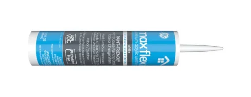 GE Max Flex White Siliconized Acrylic Caulk 10.1 oz.