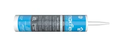 GE Max Flex White Siliconized Acrylic Caulk 10.1 oz. (Pack of 12)