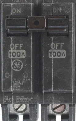 GE Q-Line 100 amps Standard 2-Pole Circuit Breaker