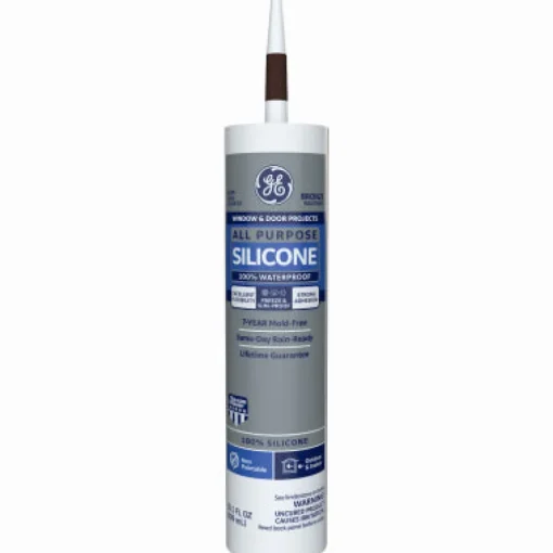 GE Silicone 1 Bronze Silicone 1 All Purpose Silicone 10.1 oz. (Pack of 12)