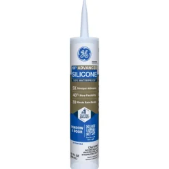 GE Silicone 2 Clear Silicone 2 Window and Door Silicone 10.1 oz. (Pack of 12)