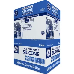 GE Silicone 1 Clear Silicone 1 All Purpose Silicone 10.1 oz. (Pack of 12)