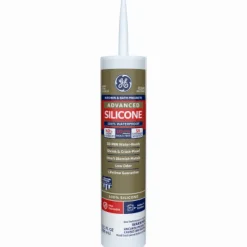 GE Silicone 2 Clear Silicone 2 Kitchen and Bath Caulk 10.1 oz.