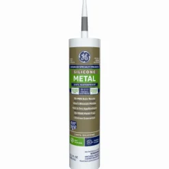 GE Silicone 2 Gray Silicone 2 Metal Gutter Silicone 10.1 oz. (Pack of 12)