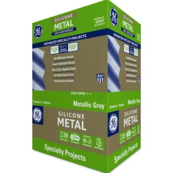 GE Silicone 2 Gray Silicone 2 Metal Gutter Silicone 10.1 oz. (Pack of 12)