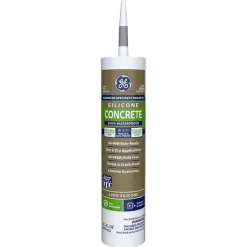 GE Silicone 2 Light Gray Silicone 2 Concrete and Masonry Silicone 10.1 oz. (Pack of 12)