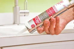 GE Silicone 2 White Silicone 2 Kitchen and Bath Silicone 10.1 oz. (Pack of 12)