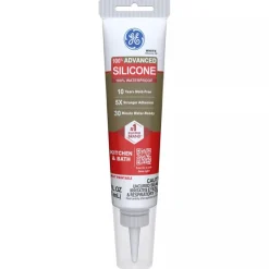 GE White Kitchen and Bath Silicone 2.8 oz. (Pack of 12)