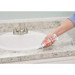 GE White Kitchen and Bath Silicone 2.8 oz. (Pack of 12)