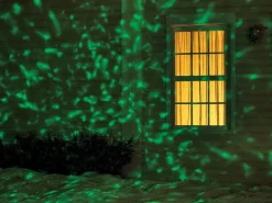 Gemmy Lightshow Kaleidoscope LED Kaleidoscope Spotlight Green 3 lights Black (Pack of 8)