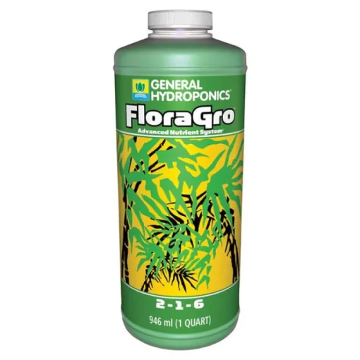 General Hydroponics Floragro Plant Nutrients 1 Qt.