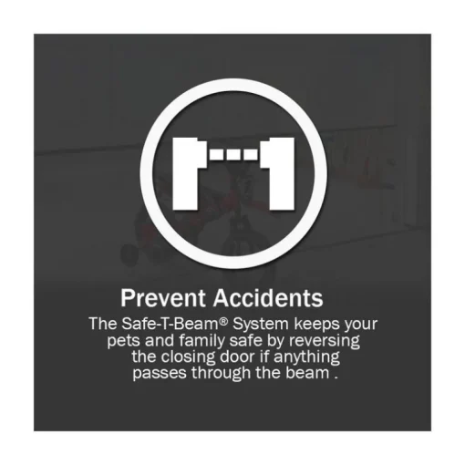 Genie Garage Door Opener Black Steel Commercial and Residential Safety Beam Replacement Kit