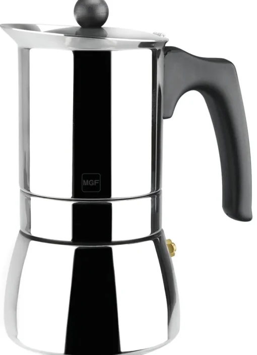 Genova 4 Cups Stainless Steel Espresso Maker
