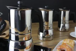 Genova 4 Cups Stainless Steel Espresso Maker