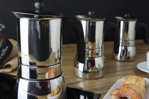 Genova 4 Cups Stainless Steel Espresso Maker
