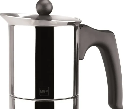 Genova 10 Cups Stainless Steel Espresso Maker