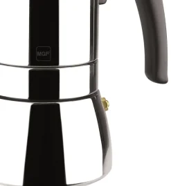 Genova 10 Cups Stainless Steel Espresso Maker