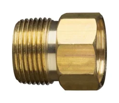 Gilmour 3/4 Brass Threaded Male/Female Hose Connector