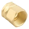Gilmour 3/4 in. Brass Threaded Double Female Swivel Hose Connector