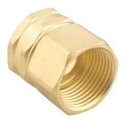 Gilmour 3/4 in. Brass Threaded Double Female Swivel Hose Connector