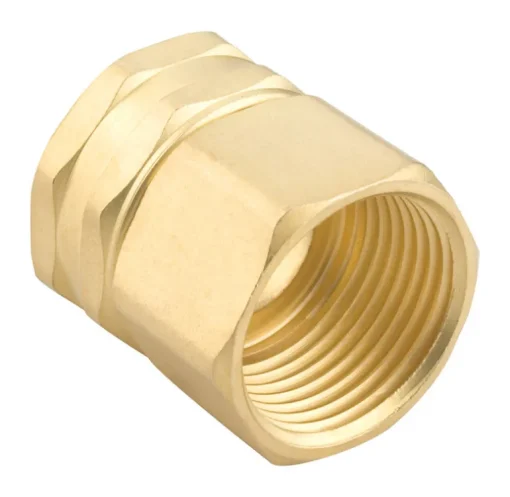 Gilmour 3/4 in. Brass Threaded Double Female Swivel Hose Connector