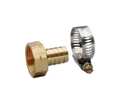 Gilmour 5/8 in. Brass Threaded Female Reusable Hose Repair Fitting