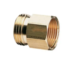 Gilmour 3/4 in. Brass Threaded Male/Female Hose Connector