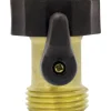 Gilmour Brass Threaded Male Hose Shut-off Valve