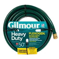 Gilmour Flexogen 3/4 in. Dia. x 50 ft. L Heavy-Duty Gray Hose