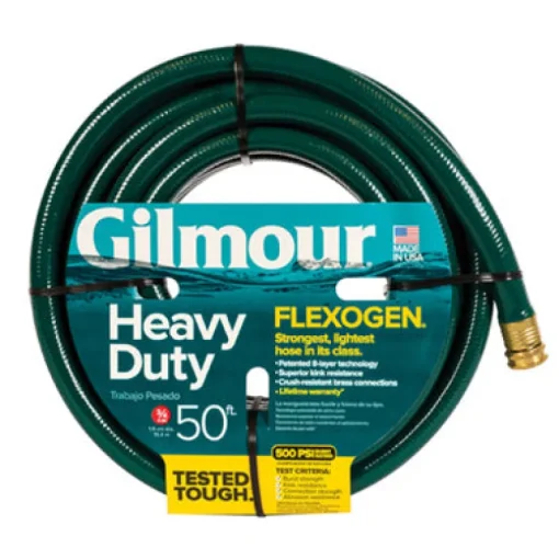 Gilmour Flexogen 3/4 in. Dia. x 50 ft. L Heavy-Duty Gray Hose